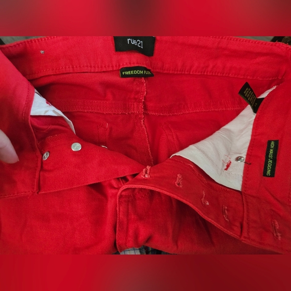 Beautiful Red High Waist Jeggings!!! - Picture 9 of 10